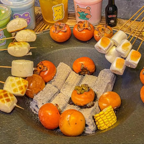 韩剧同款~炭烤棉花糖~