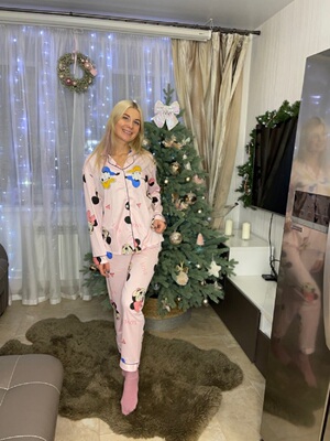 Disney Pijama Mujer Autumn Winter Pajamas Woman Lovely Leisu