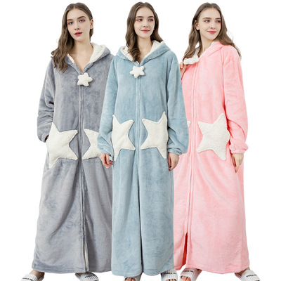 nightgown for women sleepwear robe Cute Spring and Autumn th
