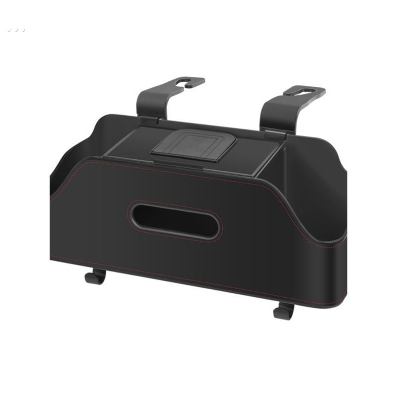 坐车神器新款车载纸巾盒车内装饰用品创意汽车抽纸盒自带手机支架