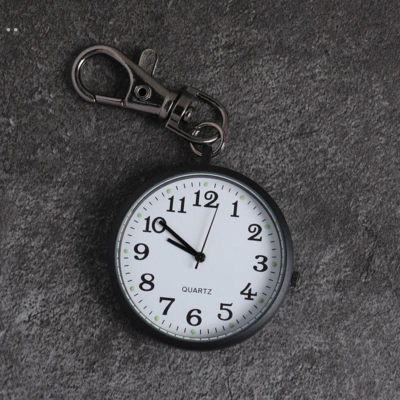 大数字清晰夜光钥匙扣挂表护士表学生考试用进场公务员怀表老人表