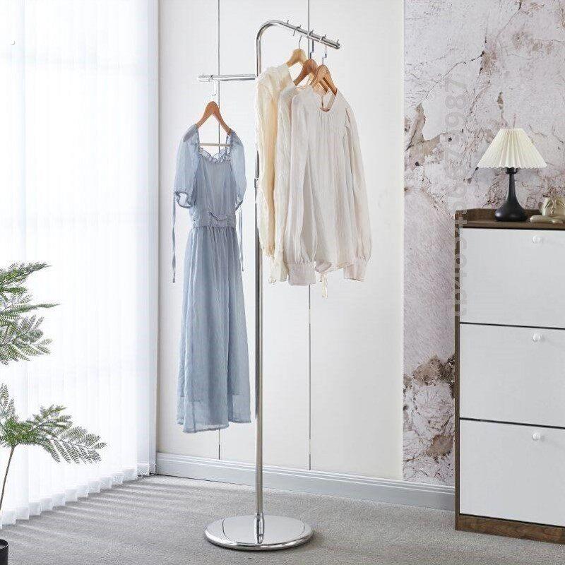 服装店展示架陈列架落地式不锈钢侧挂衣架中岛正挂橱窗女装店货架