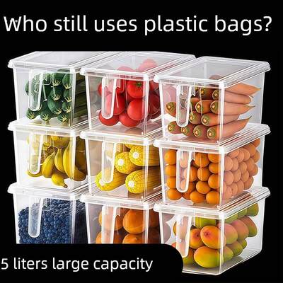 冰箱收纳盒食品级保鲜盒厨房蔬菜水果专用整理神器冷冻鸡蛋饺子盒