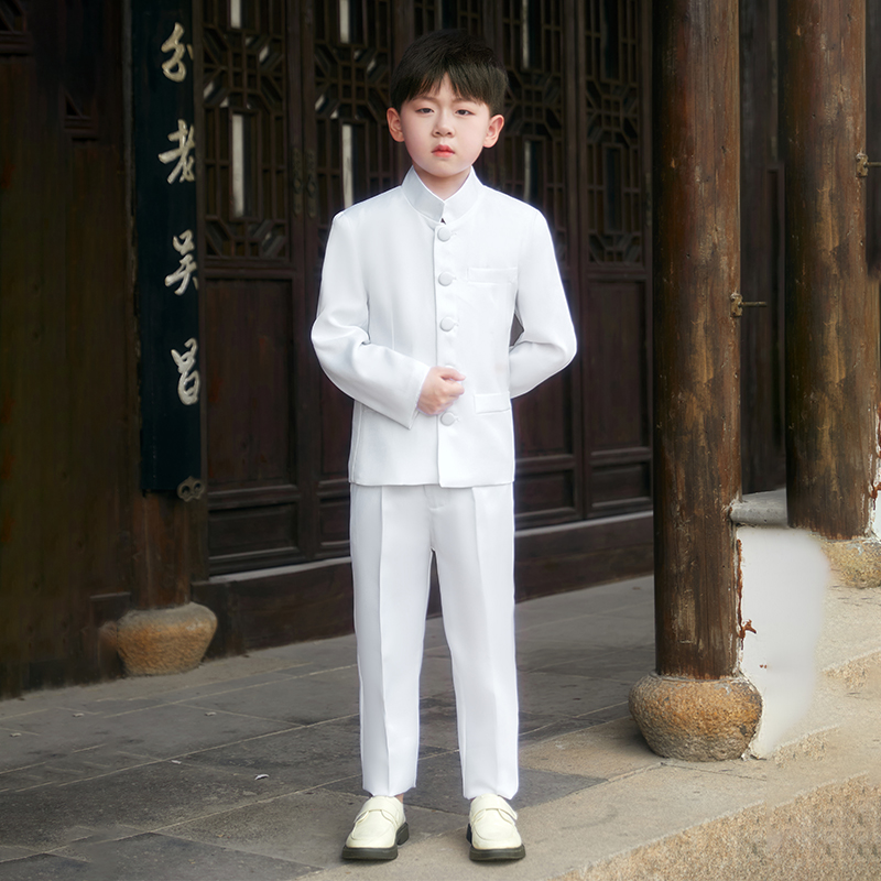 超帅气民族五四青年演出服套装