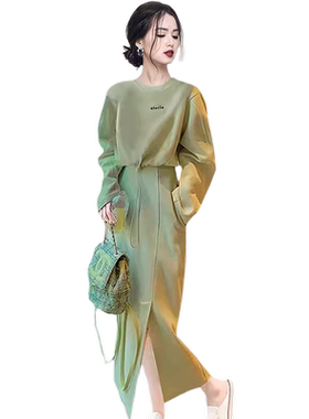 高级感休闲时尚卫衣运动套装女春