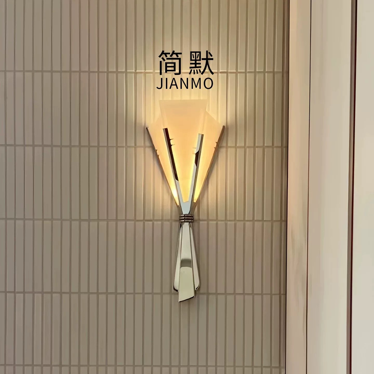 法式中古西班牙云石壁灯设计师款手捧花氛围灯卧室客厅背景墙灯具