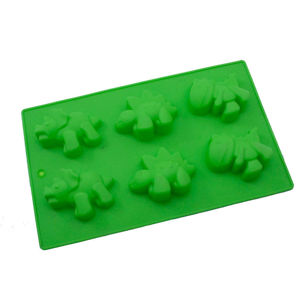 微波炉烤箱烘焙diy硅胶巧克力立体模具6孔恐龙果冻制冰格模具,厨房/烹饪用具,烘焙模具,淘宝优惠券,粉丝福利购,淘宝优惠卷