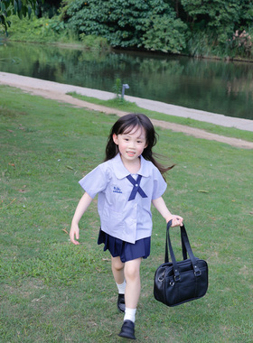 NONO CHILD 泰兰德学院/女童夏季泰国泰式jk学院风套装泰式校服