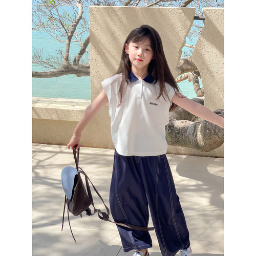 NONOCHILD女童夏季休闲宽松T恤