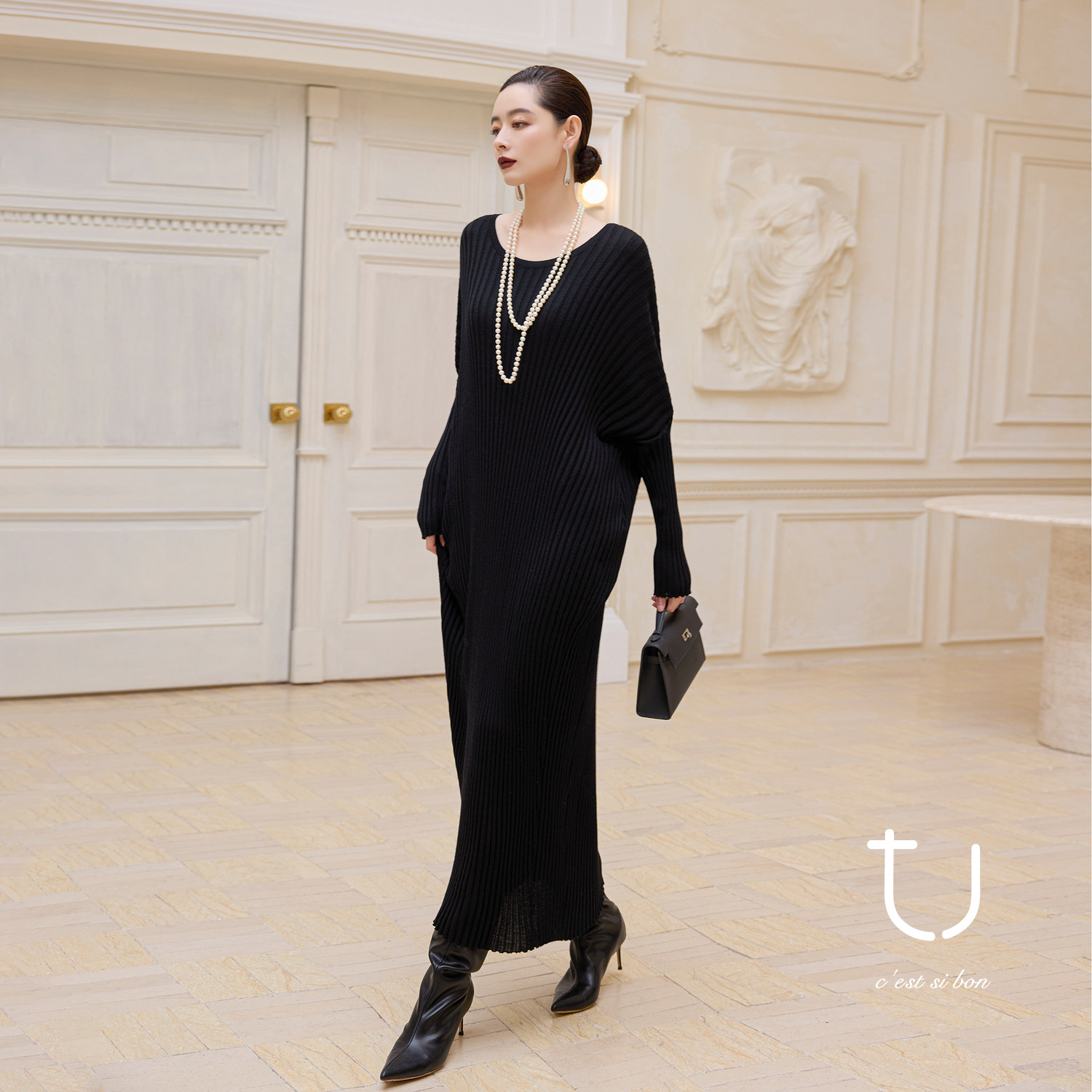 【新年系列】TU羊毛针织阔版连衣裙26春季新款内搭打底松弛感裙子,女装/女士精品,连衣裙,淘宝优惠券,粉丝福利购,淘宝优惠卷