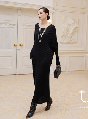 【新年系列】TU羊毛针织阔版连衣裙26春季新款内搭打底松弛感裙子