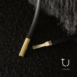 TU女装 时髦复古金属磁吸扣可调节百搭腰带束腰细皮带