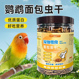 面包虫干鹦鹉专用零食鸟粮饲料增肥发腮营养补充剂高蛋白饲料鸟用