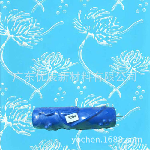 跨境7英寸印花辊轮刷滚花滚筒工具刷子花纹刷室内装修装饰
