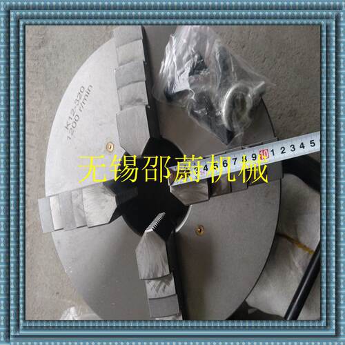 车床夹具单动四爪卡盘自定心卡盘 K12 320卡盘孔径100mm