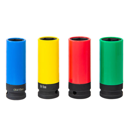 套装3 4 5pc 彩色套筒 套轮胎保护套筒15mm 17mm 19mm21mm 22m