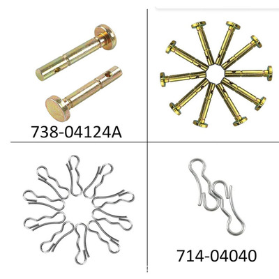 738-04124 and 714-04040 Snow blowers替换销与卡环