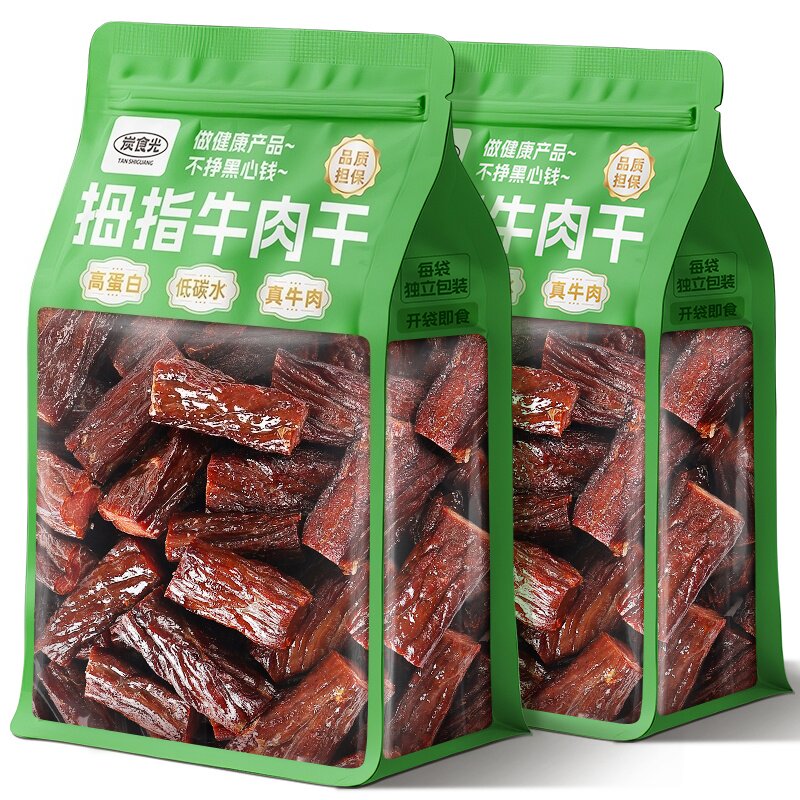 内蒙古风干牛肉干休闲零食官方旗舰店正宗手撕牛肉解馋单独小包装