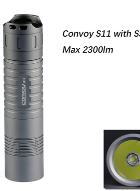 Convoy S11钛色SST40 SFT40 KW CULPM1.TG热电分离温控26650手电