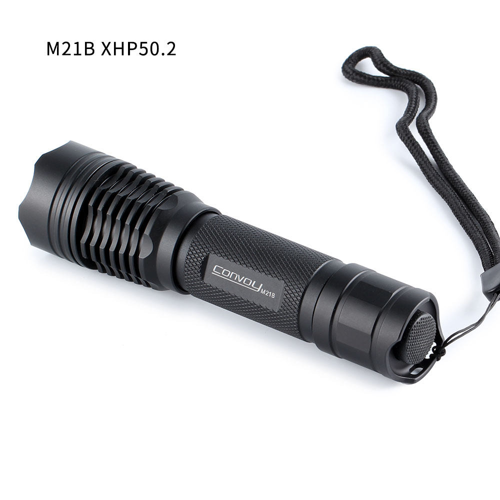 Convoy M21B手电筒内置6V XHP50.2 ,21700手电筒