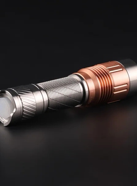 Convoy强光T6AA 铜头亮面 石洗 远射14500手电桶 (不含电池）