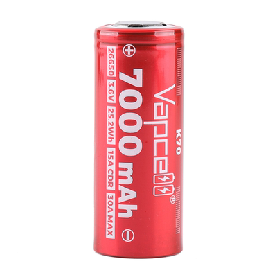 VapcellK7026650锂电池