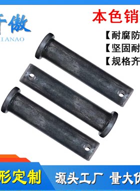 带孔销轴平头圆柱带孔销钉