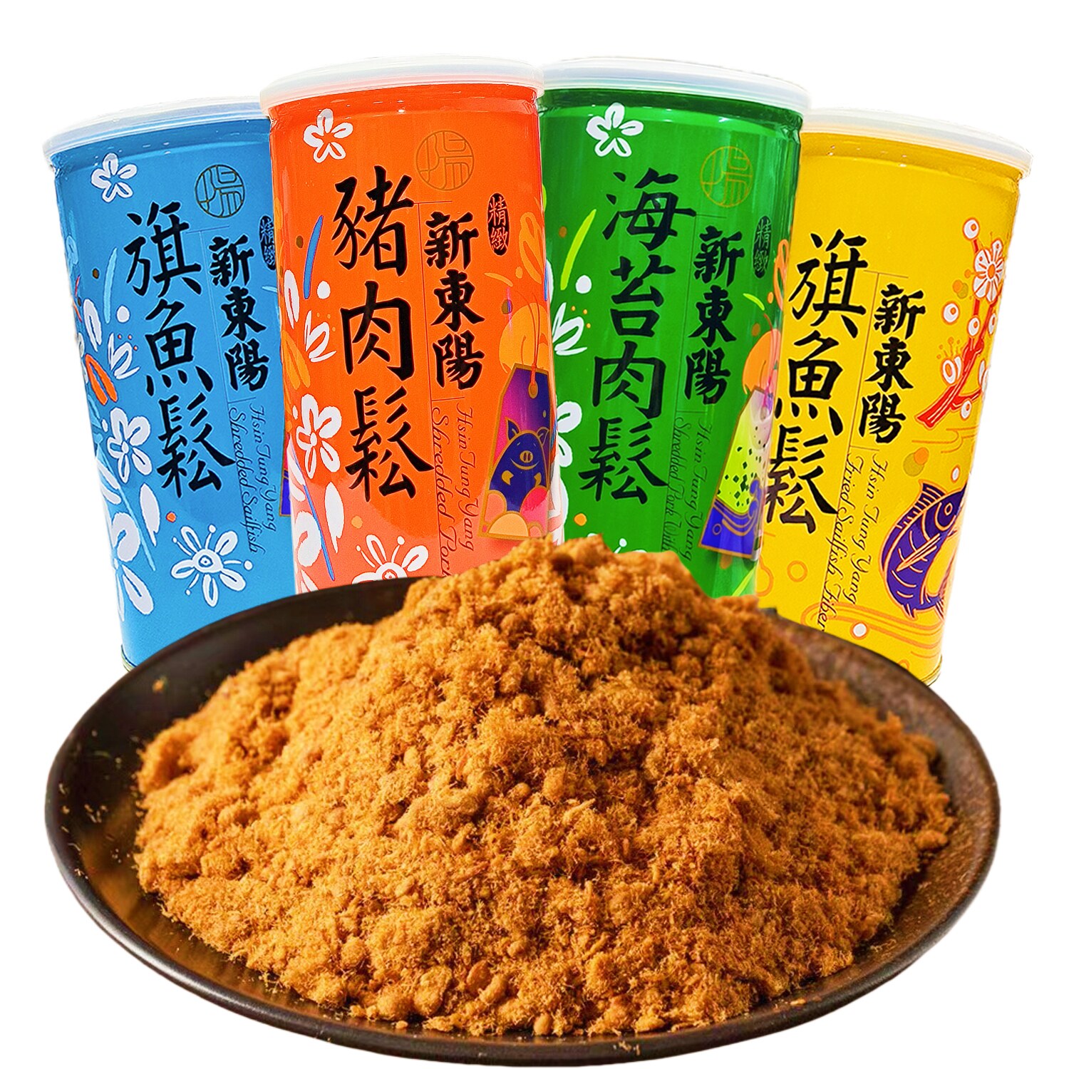新东阳精致猪肉松海苔肉松旗鱼松