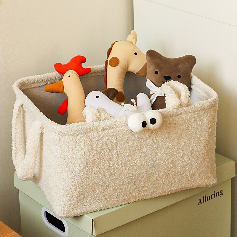 卡通可爱收纳筐玩具零食储物筐