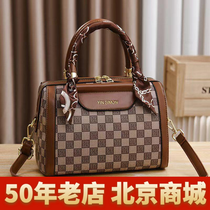 跨境包包女单肩斜挎包新款2026时尚大容量手提枕头包女包女士包潮