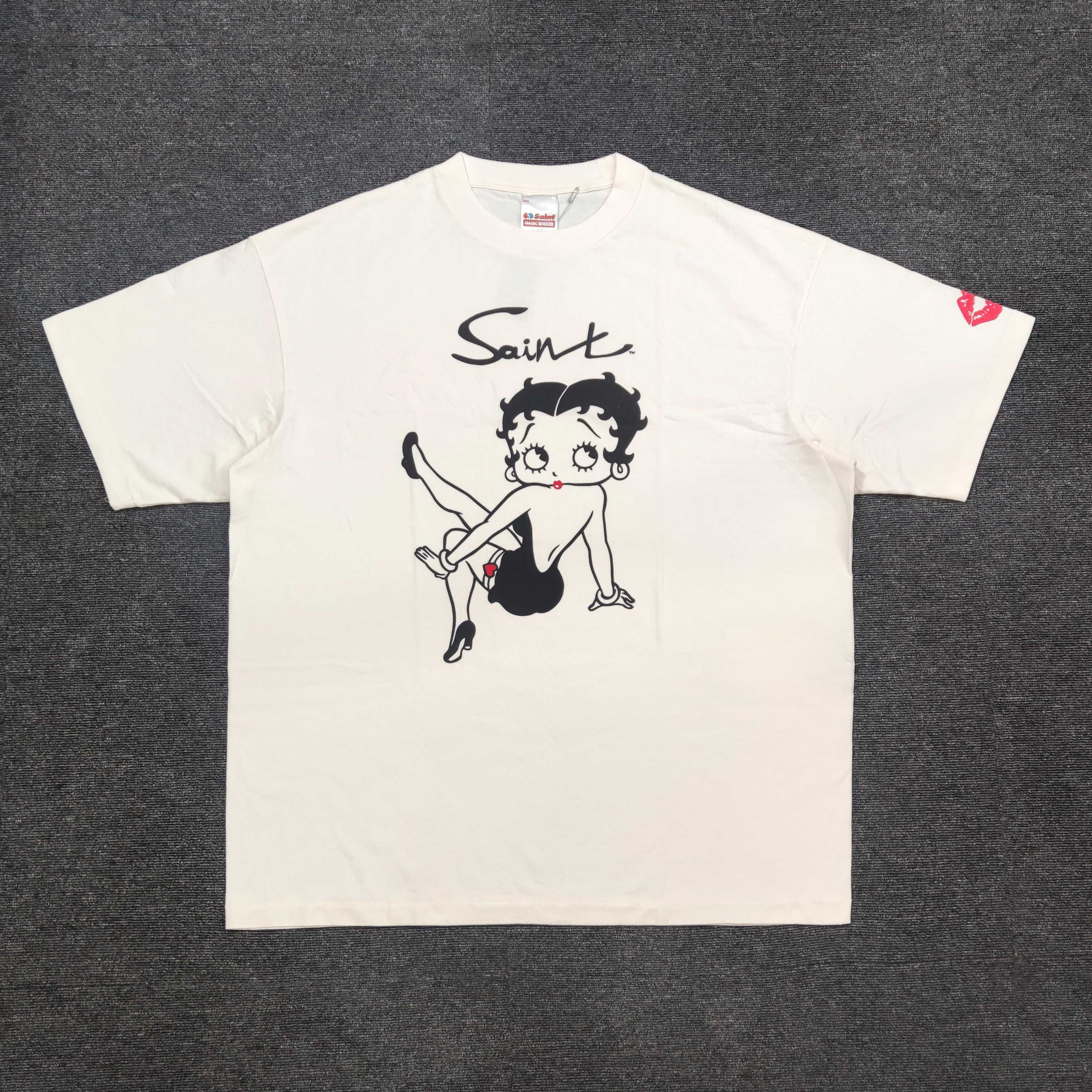 thumbnail for MEMBRE SAINT BETTY BOOP cartoon vintage tee 美女贝蒂短袖T恤