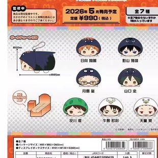 vol6 Japan 玩偶服趴趴 毛绒公仔挂件 排球少年 限购五件定金