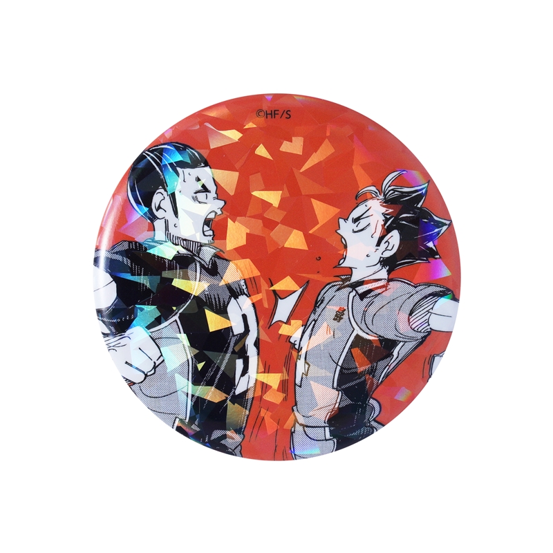 限购5/现货 JCS 排球少年 垃圾场对决 受注闪吧唧徽章 三 E1101周