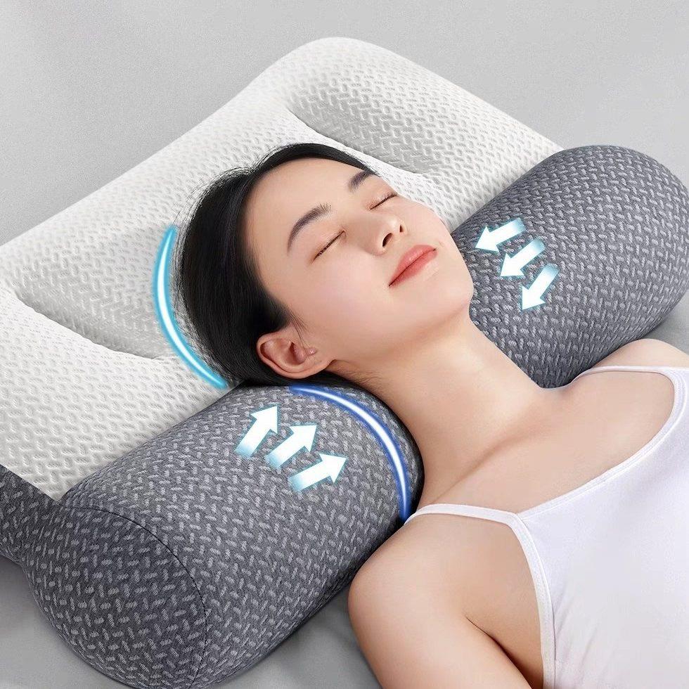 【下单立减】单人枕头枕助睡眠家用长方形成人针织枕芯PJ