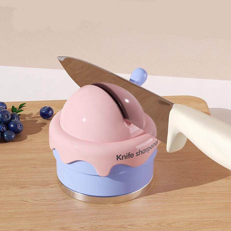 有它！刀真快！日本吸盘磨刀石家用磨菜刀剪刀专用快速磨刀神器