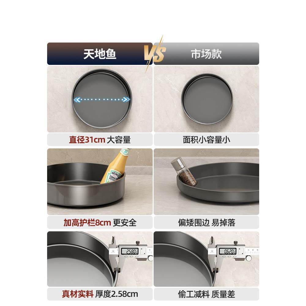 旋品厨房调调味储存架台转面味品瓶油盐酱201-018醋储存转盘