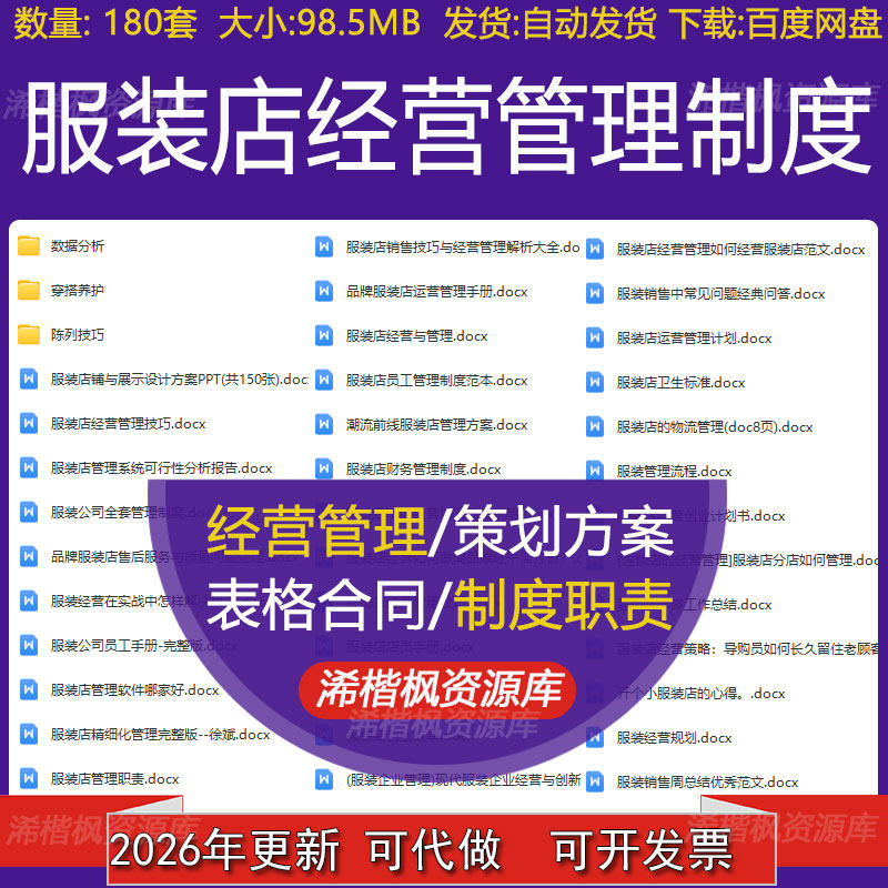 服装店商品采购供应链运营管理考其它设计服务