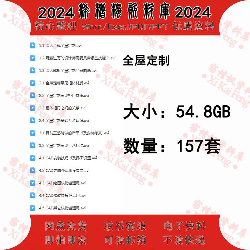 全屋定制视频教程驻厂设计师教程总结全屋定制常见材质工艺标准