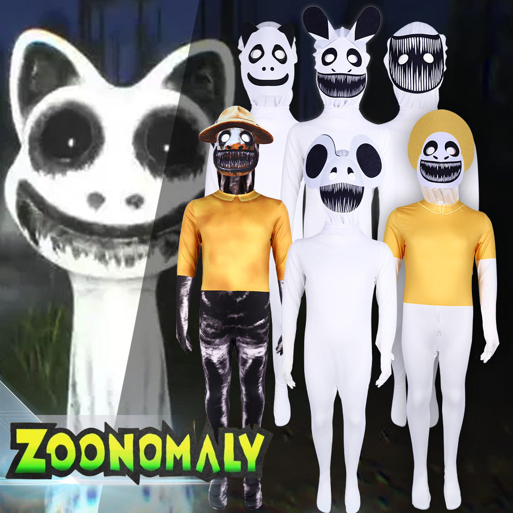 跨境新品ZOONOMALY游戏同款cos连体衣紧身衣舞台表演服畸形动物园