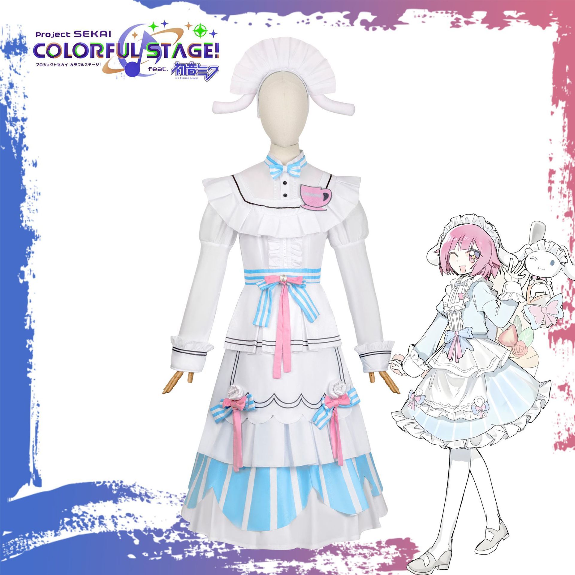 世界计划cos服凤笑梦三丽鸥联动cosplay服装二次元动漫舞台表演服图片