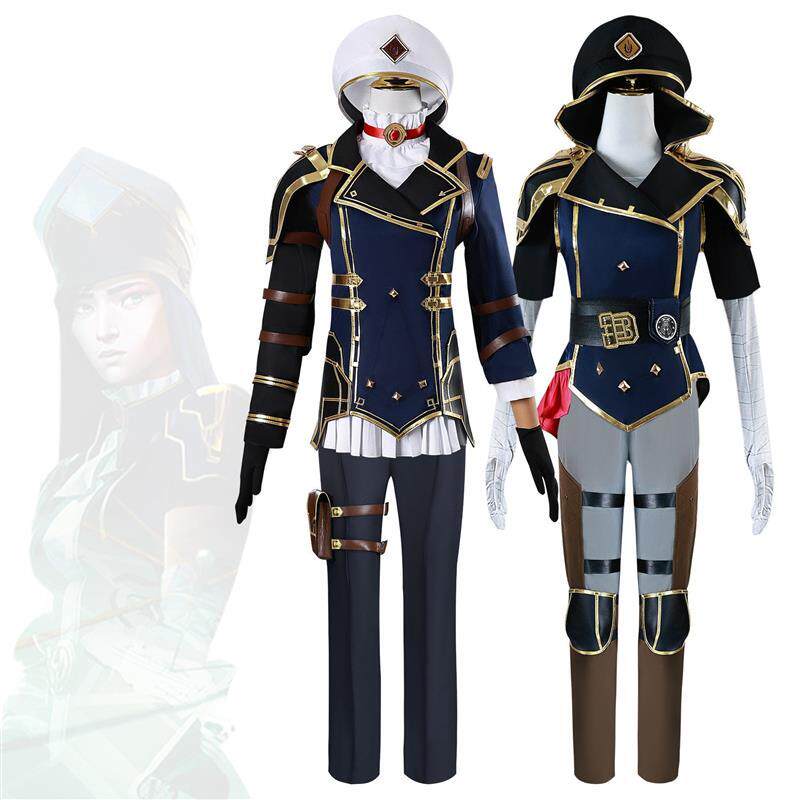 北水商贸凯特琳cos服英雄联盟双城之战蔚cosplay女警凯特琳cos服