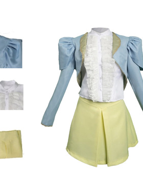 真人电影可怜的东西 Poor Things贝拉·巴克斯特蓝色套装Cosplay