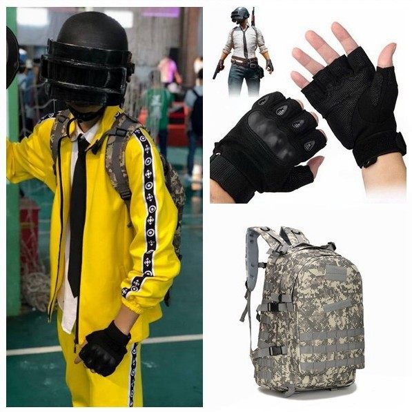 魂漫轩 绝地求生 刺激战场 cos小黄衣吃鸡抖音同款cosplay衣服装