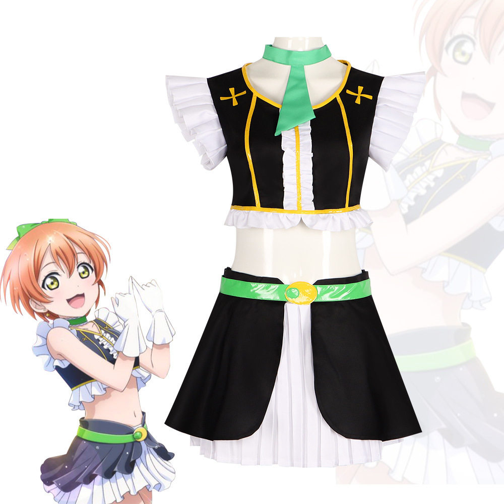 Love Live!cos服缪斯组合μ's星空凛cosplay打歌服动漫舞台表演服