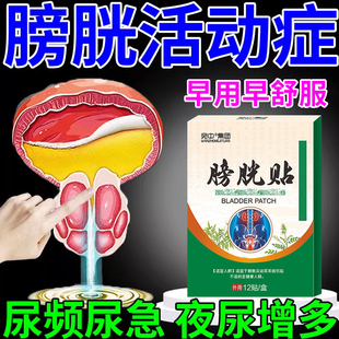 膀胱过度活动贴膏尿道焱尿频尿急小便次数多分叉膀胱焱中药穴位贴