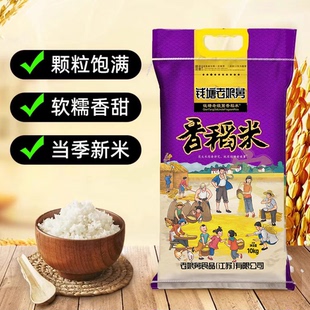 新米20斤老娘舅食品公司出品软糯香甜江苏大米钱塘老娘舅香稻米