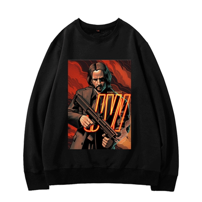 疾速追杀4JohnWick基努卫衣