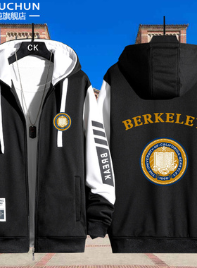 美国加州大学伯克利分校Berkeley周边开衫卫衣男女休闲外套上衣服