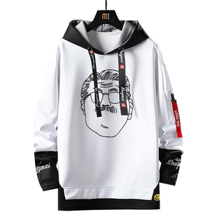 2024年夏季新款灌篮高手安西教练连帽卫衣男女休闲上衣潮外套衣服