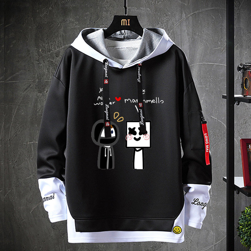 电音alan walker艾伦沃克联名卫衣棉花糖marshmello外套上衣男女